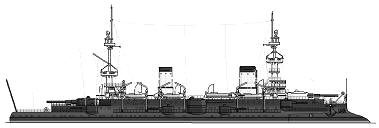 <i>Masséna</i> 1898 drawing from www.shipbucket.com