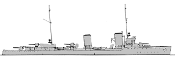 nearly sister-ship <i>V116</i> 1918