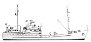 survey vessel <i>Ladoga </i>of project 502 1970