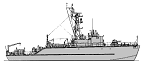 nearly sister-ship <i>TM-16 </i>of Project 257DM 1964