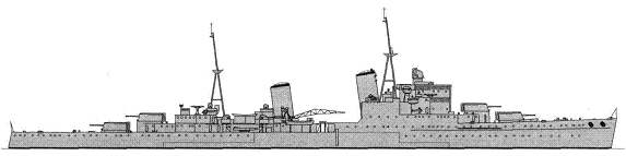 <i>nearly sister-ship</i> <i>Southampton</i> 1940