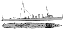 <i>nearly sister-ship Artigliere</i> 1910