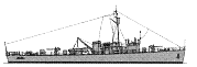 <i>nearly sister-ship PC466</i> 1945